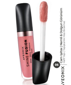 AVEONIX Doğal Işıltı Veren Shine Veil Lip Gloss 05 Parlak Bitişli Dolgun Dudak Parlatıcısı