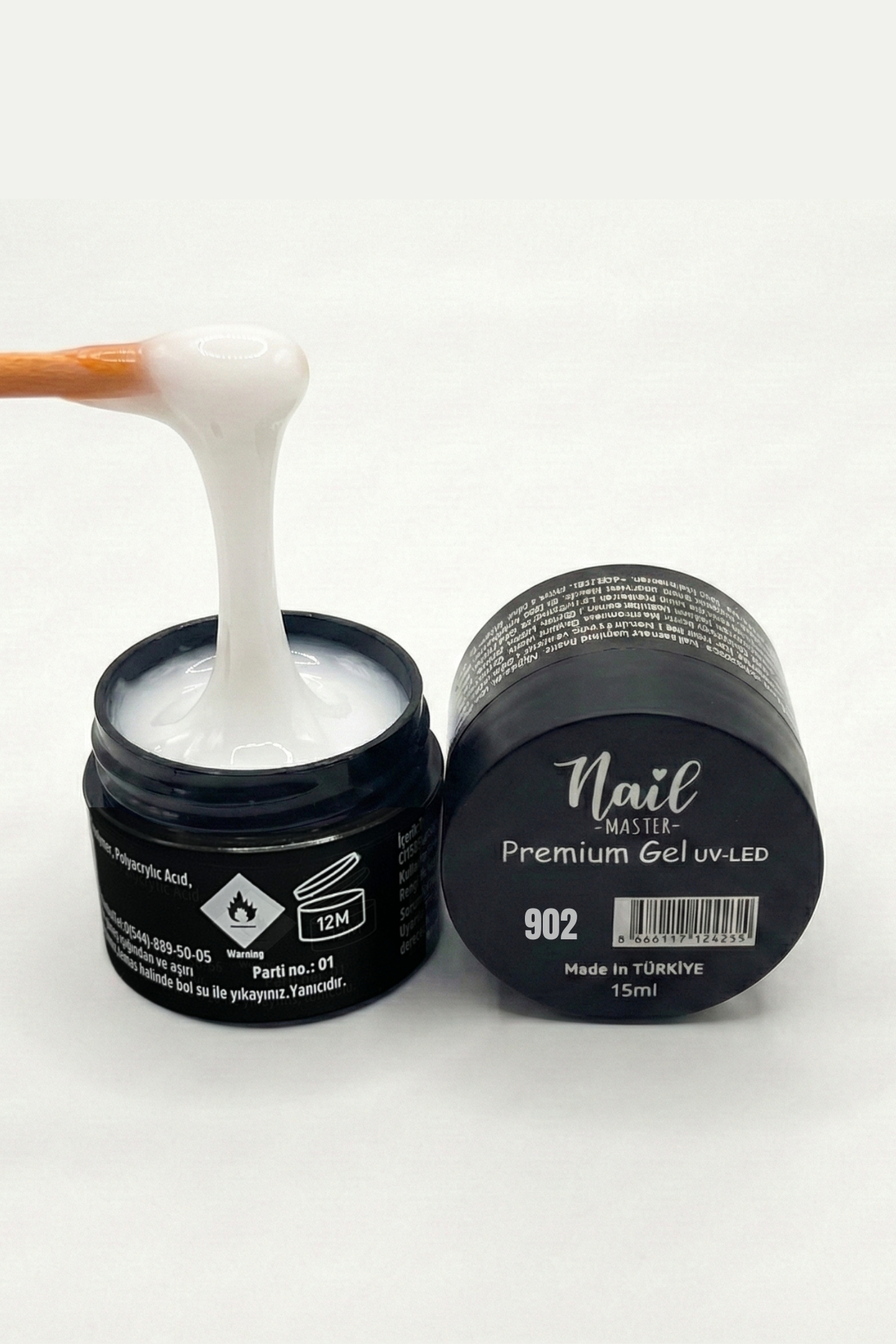 Nail Master Protez Tırnak Jel (builder Gel) 15ml 902-beyaz