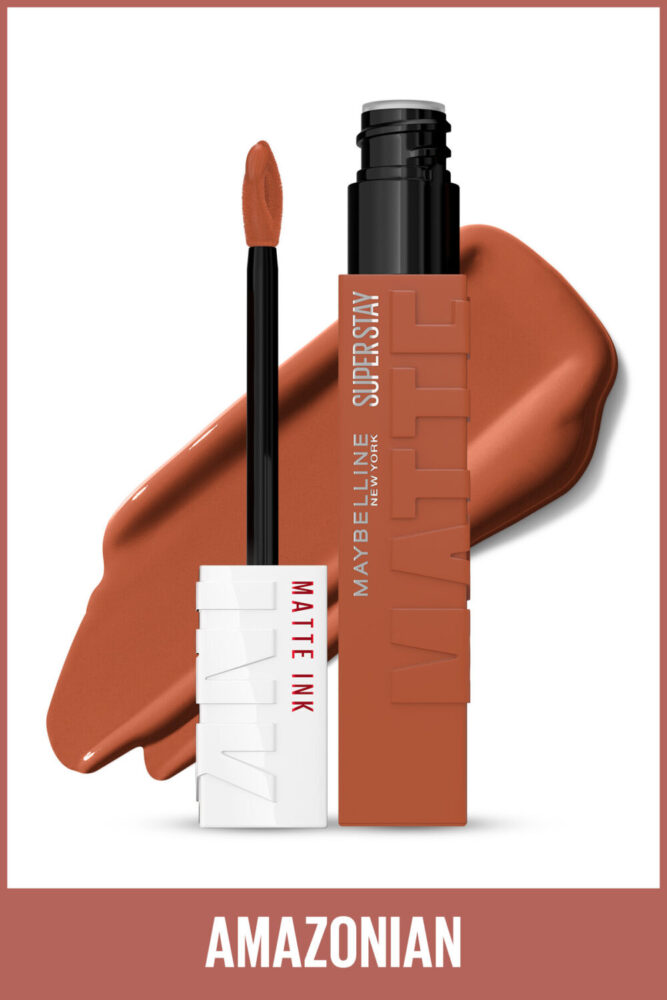 Maybelline New York Super Stay Matte Ink Unnude Likit Mat Ruj - 70 Amazonian - Kahverengi - Görsel 2