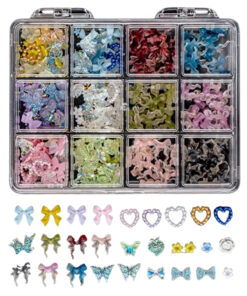 Nail Master Charm 3D Tırnak Süsleme Protez Tırnak Nail Art Süsleme Karışık Desenli