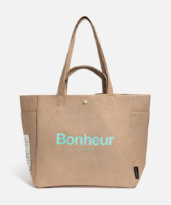 Bonheur N°4 Kanvas Çanta- Espresso Cream