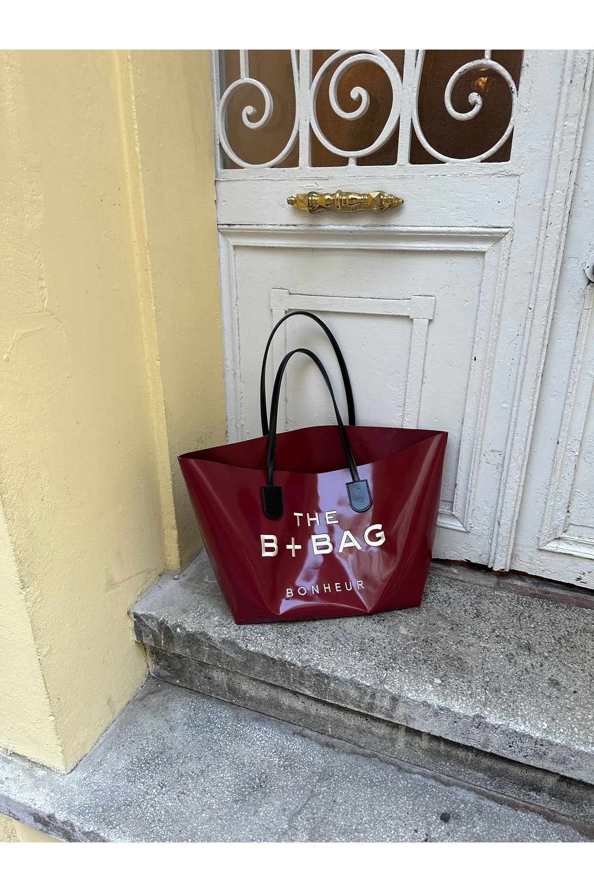 Bonheur PolyPop Cherry Wine Tote Bag - Görsel 3