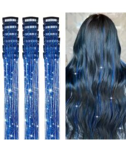 MutluBiDünya 1 Adet Çıt Çıtlı Hair Tinsel Gelin Teli Saç Simi Aksesuarı - Görsel 3