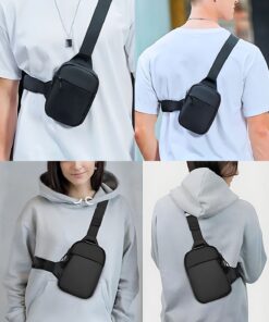 Alternative view of Av A Dos Unisex Impertex Kumaş Telefon Bölmeli Bel Ve Çapraz Omuz Çanta Göğüs Seyahet Günlük Bodybag