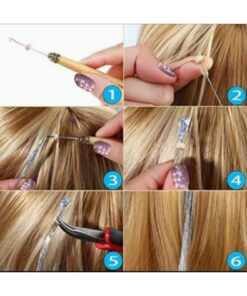 MutluBiDünya Kaynak Boncuğu Hediyeli Hair Tinsel Gelin Teli Saç Simi Aksesuarı - Görsel 2