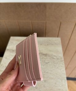 Alternative view of lalettobags Kadın Fiyonk Detaylı Anahtarlıklı Parlak Suni Deri Kartlık