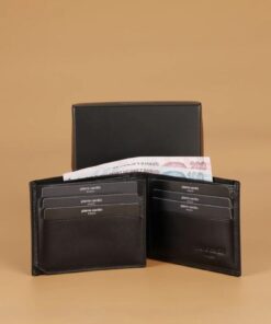 Pierre Cardin -Set 3- % 100 Hakiki Deri Özel Hediye Kutulu Damat Kemer Cüzdan Çeyiz Seti SİYAH - Görsel 3
