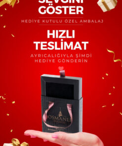 OSMANLI DOĞAL TAŞ Orijinal & Sertifikalı Doğal Taş Erkek Karlı Obsidyen Hematit Kutulu El Yapımı Makrome Bileklik - Görsel 3