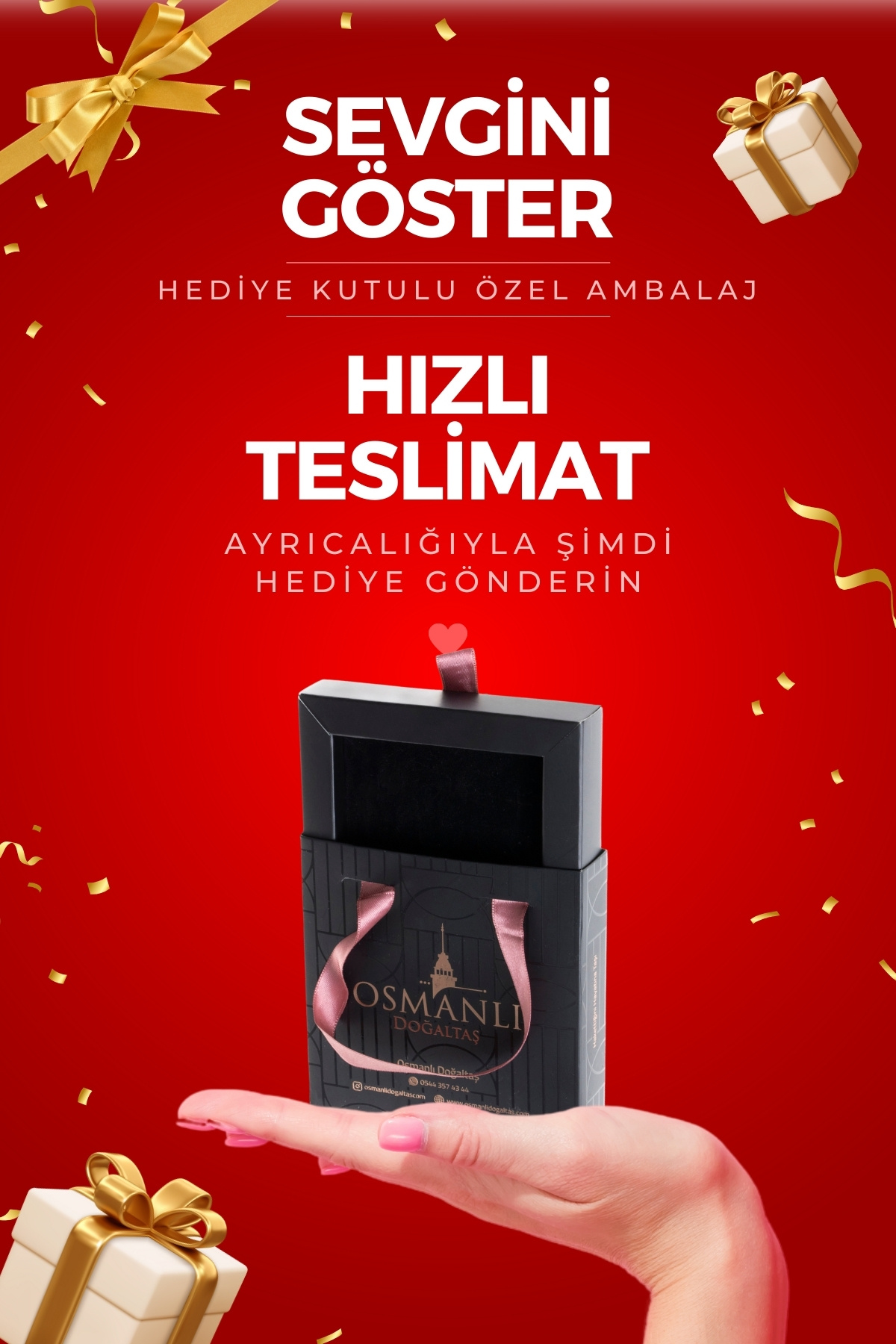 OSMANLI DOĞAL TAŞ Orijinal & Sertifikalı Doğal Taş Erkek Karlı Obsidyen Hematit Kutulu El Yapımı Makrome Bileklik - Görsel 3
