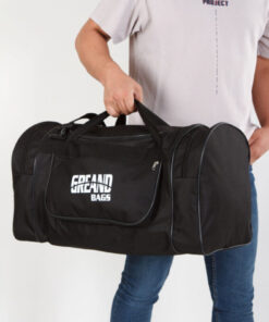 GreandBags Siyah Valiz Çanta El Ve Omuz Çantası Seyahat Çantası Büyük Boy Çanta 4 Gözlü Çanta Suitcase