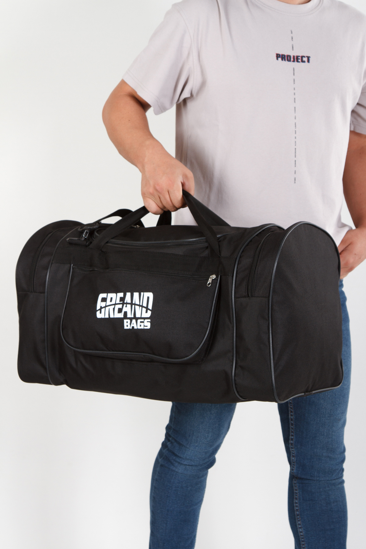 GreandBags Siyah Valiz Çanta El Ve Omuz Çantası Seyahat Çantası Büyük Boy Çanta 4 Gözlü Çanta Suitcase