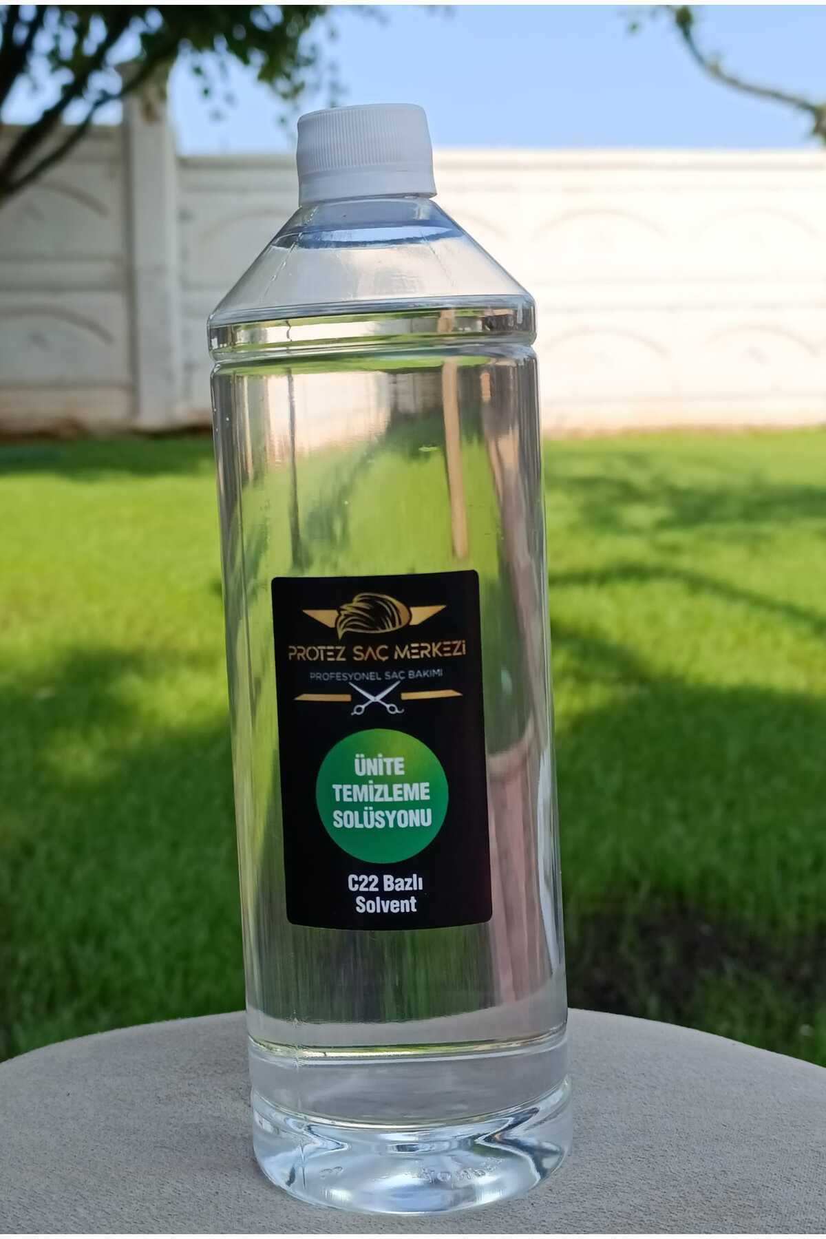 hair maker yaşar Protez Saç Temizleyici Solvent Protez Saç Solventi C22 Yağ Bazlı Bant Sökücü 1 Litre - Görsel 3