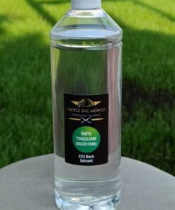 hair maker yaşar Protez Saç Temizleyici Solvent Protez Saç Solventi C22 Yağ Bazlı Bant Sökücü 1 Litre