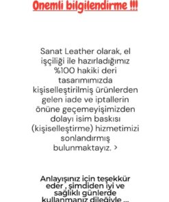 Alternative view of SANAT 0 Hakiki Crazy Deri El yapımı Minimalist Cüzdan - Para Portföyü Şık Kaliteli Triod Kartlık Cüzdan