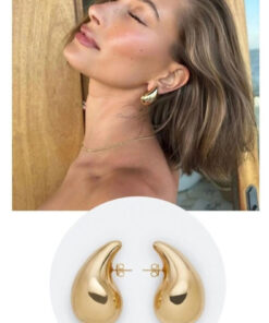 MRK Kadın Gözyaşı Damla Model Çelik Küpe