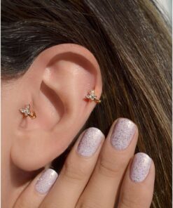 Sacce Scarves&Accessories Gold Kelebek Tragus Piercing - Görsel 3