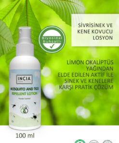 Alternative view of INCIA Sivrisinek ve Kene Kovucu Sprey Losyon Nemlendirici Tüm Vücut İçin 100 ml