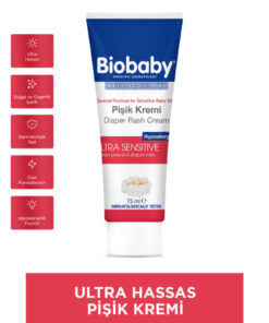 Biobaby Bebek Pişik Kremi Çinko 75 gr - Organik Kır Iğdesi Yağı Ve Zeytinyağı Içerir
