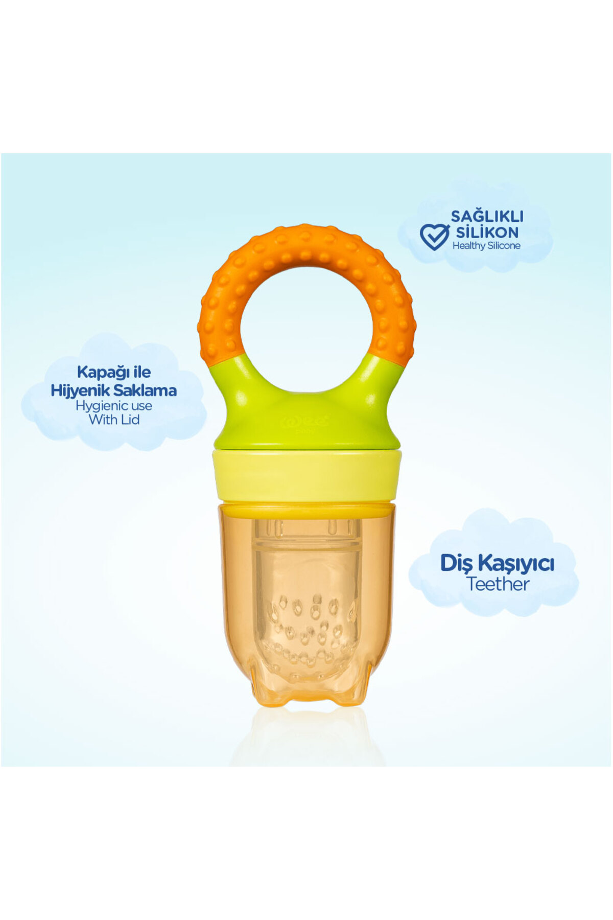 Wee Baby Meyve Süzgeci - TURUNCU - Görsel 3