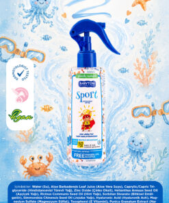 BABYTON Doğal Suya Dayanıklı Güneş Koruyucu Sprey 50 SPF 200 ml - Görsel 3