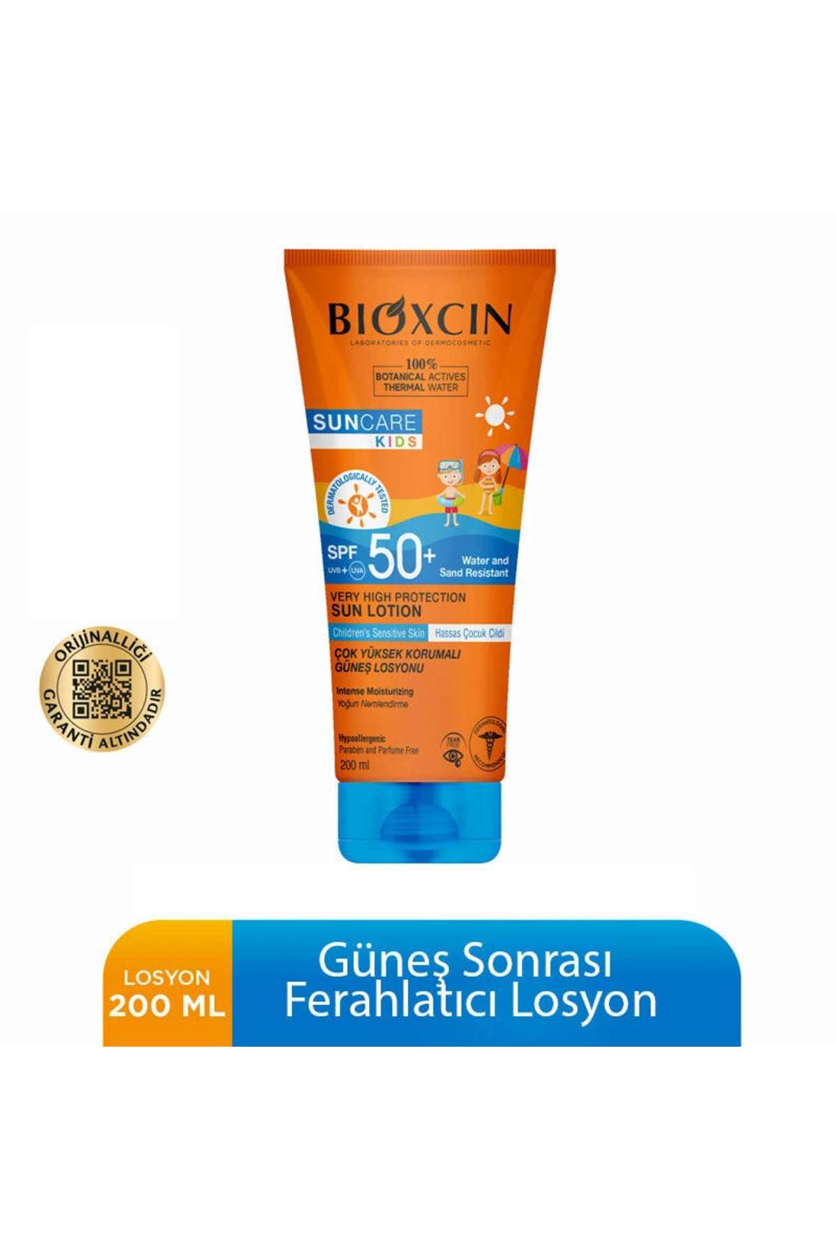 Bioxcin Sun Care Çok Çok Yüksek Korumalı Çocuk Güneş Losyonu 50 Spf - % 100 Botanik Aktif 200 ml