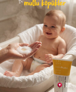 MAMAAURA Göz Yakmayan Bebek Şampuanı - Baby Shampoo 200 ml - Görsel 3