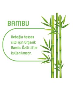 Pure Baby Organik Bambu Özlü Islak Havlu 12×60 (720 Yaprak) - Görsel 3