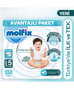 Molfix Premium Avantajlı Paket 5 Beden 132 Adet