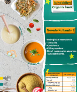 Alternative view of Makarna Lütfen Organik İrmik ( 6 8 Ay - 250 Gram)
