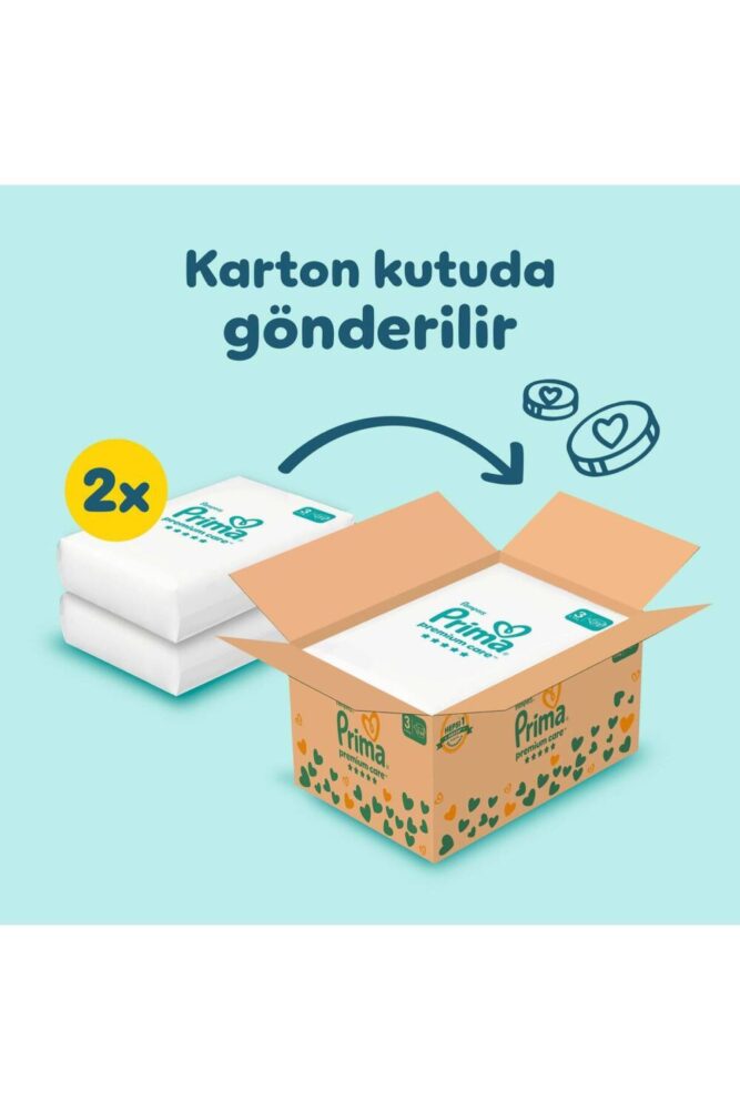 Prima Bebek Bezi Premium Care 3 Numara 144 Adet Aylık Fırsat Paketi - Görsel 3