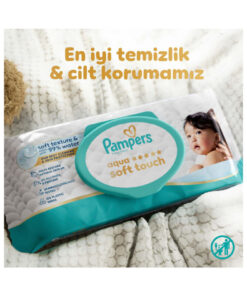 Prima Pampers Aqua Soft Touch Bebek Islak Havlu 3 Paket 180 Yaprak - Görsel 3