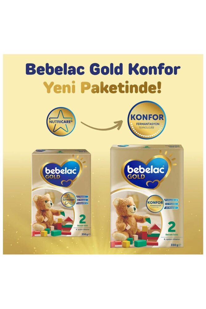 Bebelac Gold Konfor 2 Devam Sütü 6-12 Ay 800 Gr x 3 Adet 2400 Gr - Görsel 2