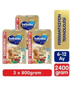 Bebelac Gold Konfor 2 Devam Sütü 6-12 Ay 800 Gr x 3 Adet 2400 Gr