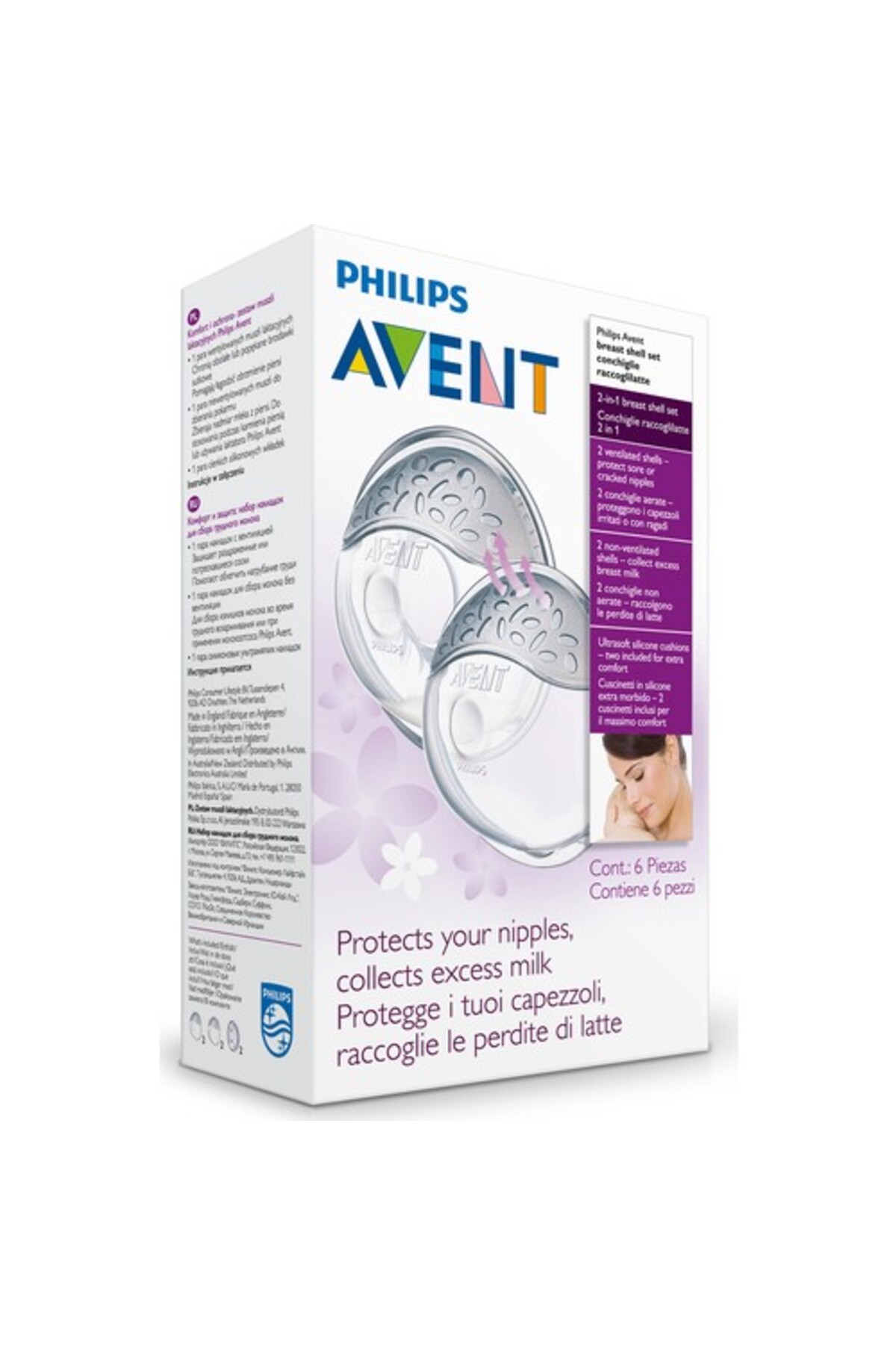 Philips Avent Göğüs Kalkanı 2'li, SCF157/02 - Görsel 3