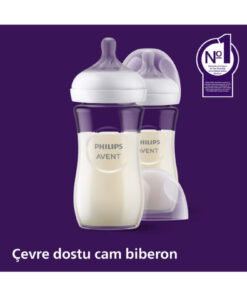 Alternative view of Philips Avent Doğal Tepkili Cam Biberon, 240ml, 3-6 Ay, SCY933/01