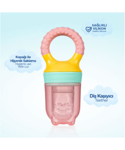 Wee Baby Meyve Süzgeci - PEMBE - Görsel 3