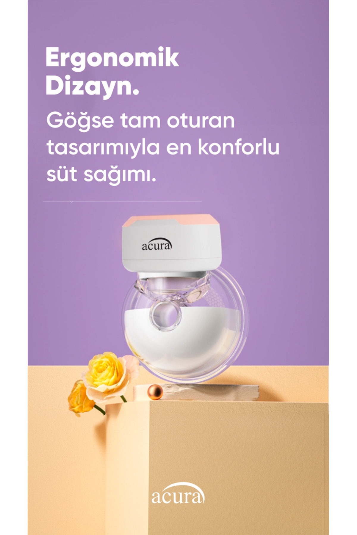 Acura AC-3030 Giyilebilir Göğüs Pompası - Görsel 3