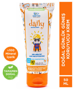 BABYTON Doğal Günlük Güneş Koruyucu Krem 50 ml