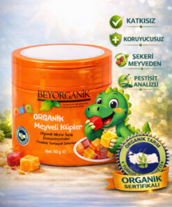 BEYORGANİK Organik Meyveli Küpler 50gr