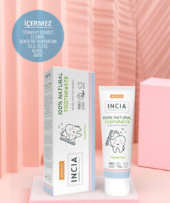INCIA 0 Doğal Diş Macunu Bebek ve Çocuk Karışık Meyve Aromalı Florürsüz 50 ml - Görsel 3