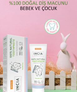 Alternative view of INCIA 0 Doğal Diş Macunu Bebek ve Çocuk Karışık Meyve Aromalı Florürsüz 50 ml