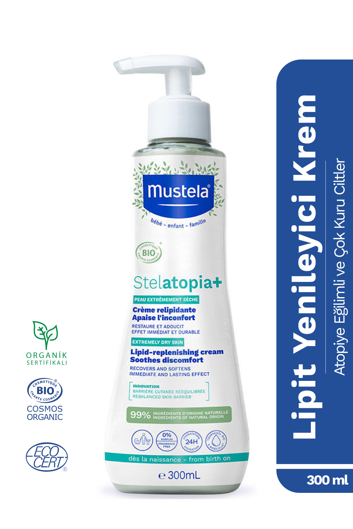 Mustela Stelatopia Lipit Yenileyici Krem 300 ml