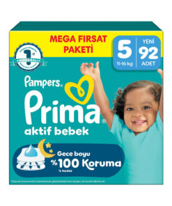 Prima Aktif Bebek Mega Fırsat Paketi 5 Beden 92 Adet