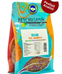 BEYORGANİK Organik Tel Şehriye Ispanaklı Pancarlı Balkabaklı 200gr