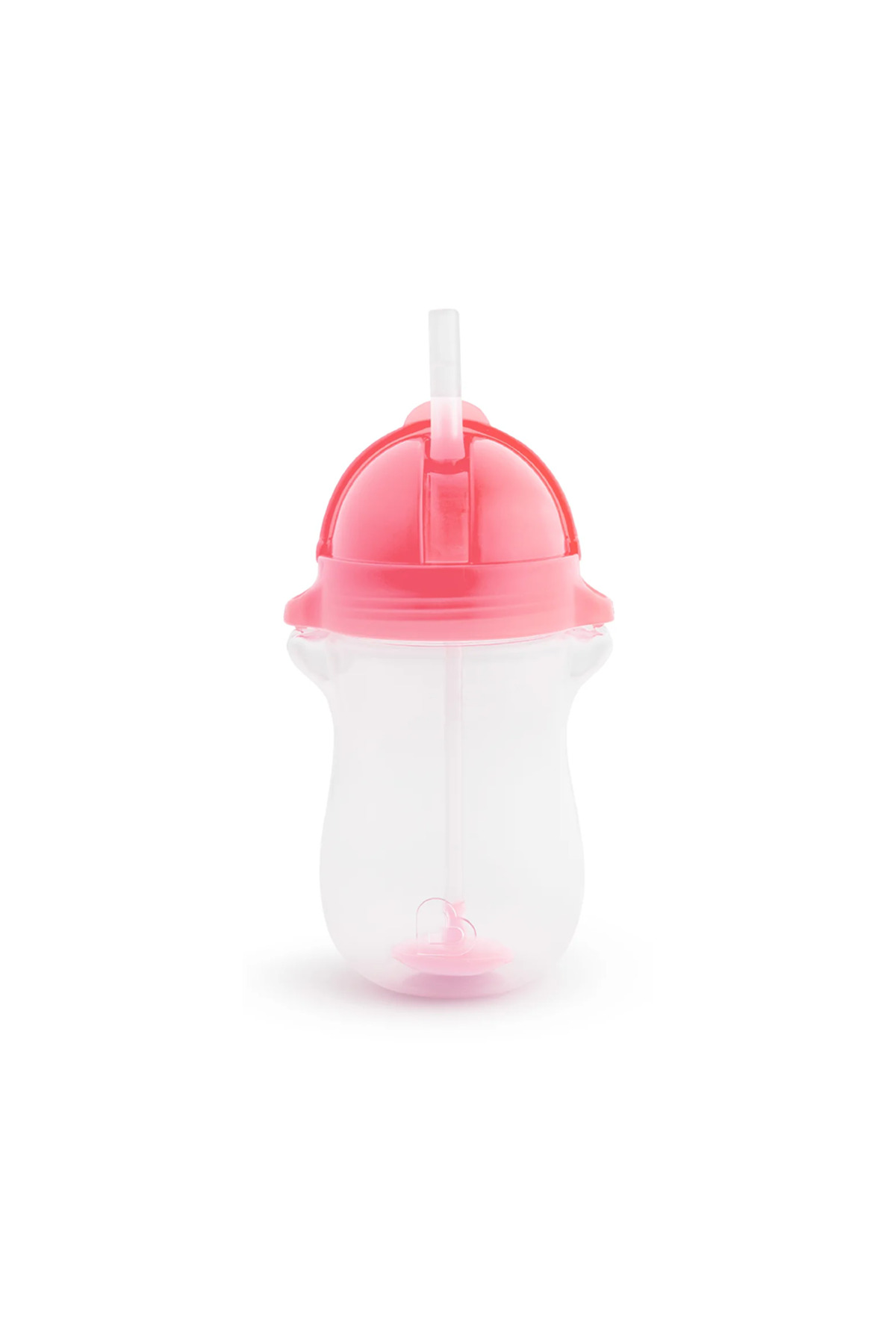 Munchkin Tıklama Kilitli Uçlu Pipetli Alıştırma Bardağı, 12ay , 296ml, Pembe, 1 Adet