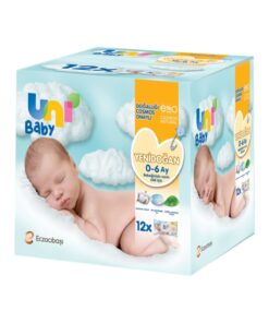 Uni Baby Yenidoğan 12li Islak Mendil 480 Yaprak