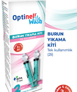 Optinell 2 'li Şırıngalı Burun Aspiratörü Bebek Burun Temizleme Aparatı Şırınga 10 ml Enjektörü
