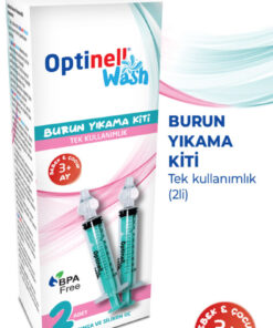 Optinell 2 'li Şırıngalı Burun Aspiratörü Bebek Burun Temizleme Aparatı Şırınga 10 ml Enjektörü