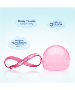 Wee Baby Emzik Saklama Kutusu - PEMBE - Görsel 3