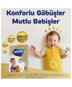 Bebelac Gold Konfor 3 Devam Sütü 1 Yaş+ 800 Gr x 3 Adet 2400 Gr - Görsel 3